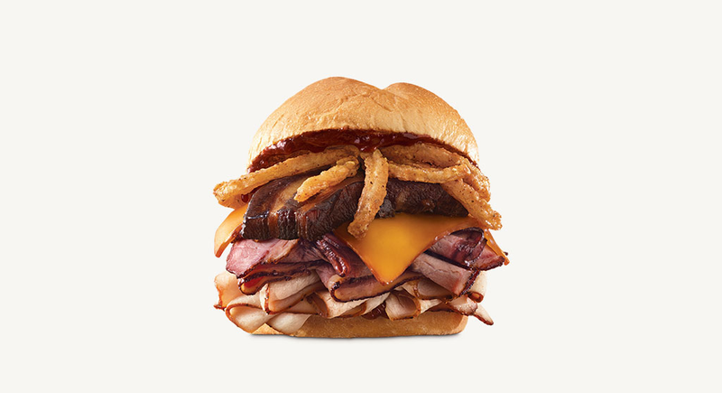 Illustration for article titled Snacktaku Eats Arby's Smokehouse Pork Belly Sandwich